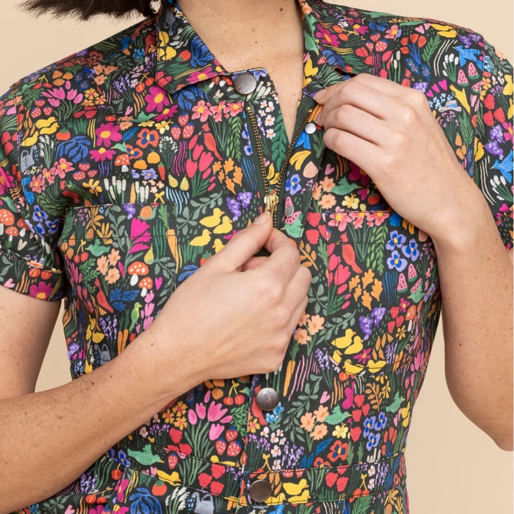 NWT MIXED BY NASRIN Secret Garden Jumpsuit